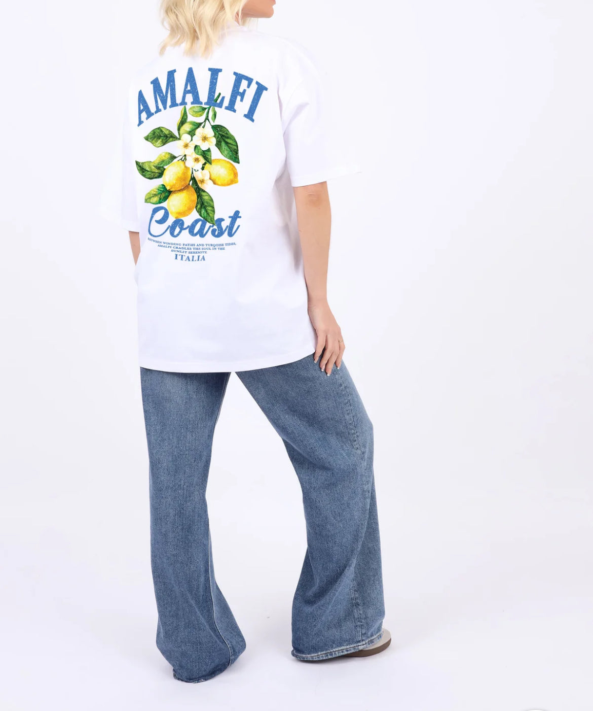 Amalfi Summers Oversized T-Shirt