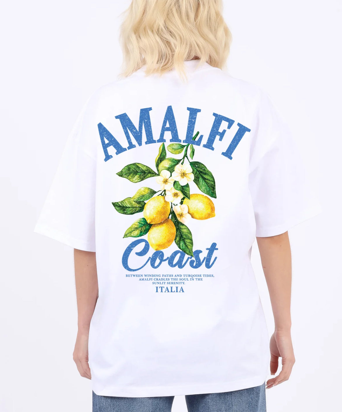 Amalfi Summers Oversized T-Shirt