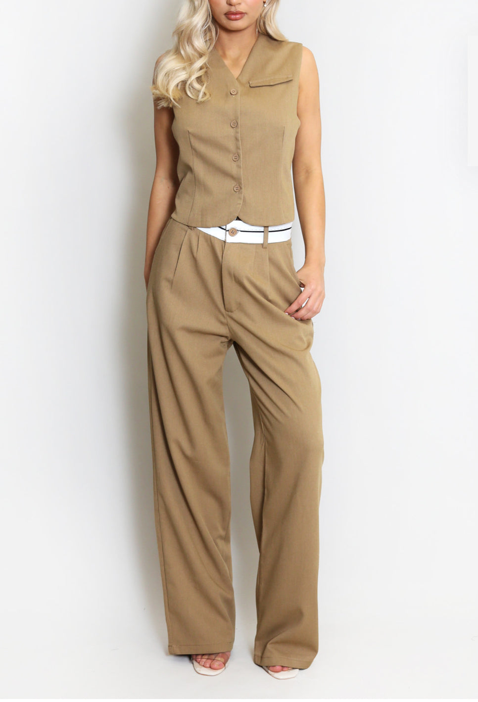 The perfect wide leg trouser