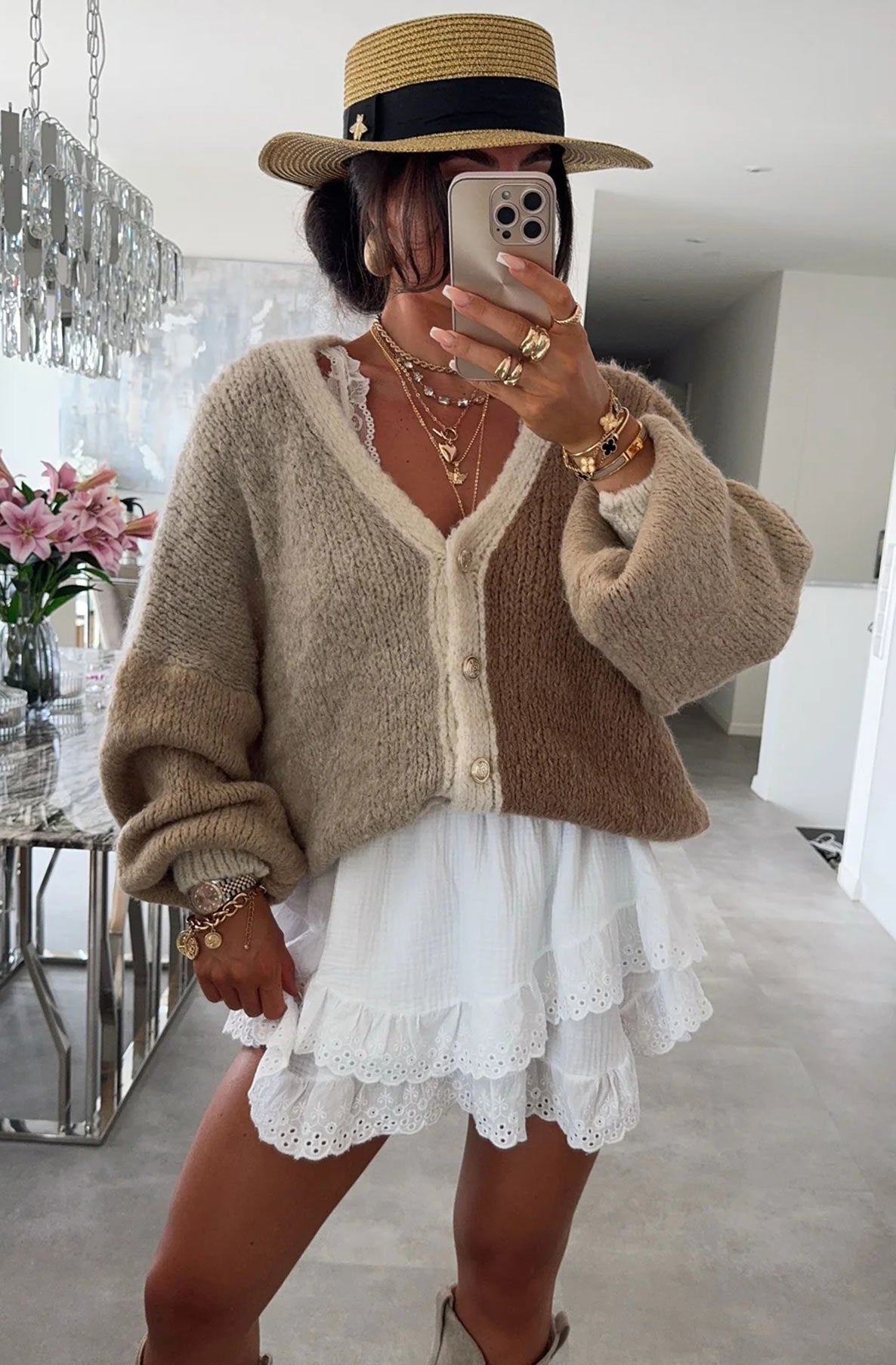 All The Browns Cosy Cardi – Hannah K London