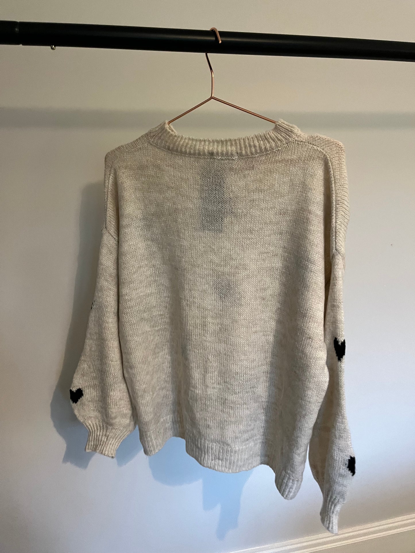 “You have my heart” knit jumper