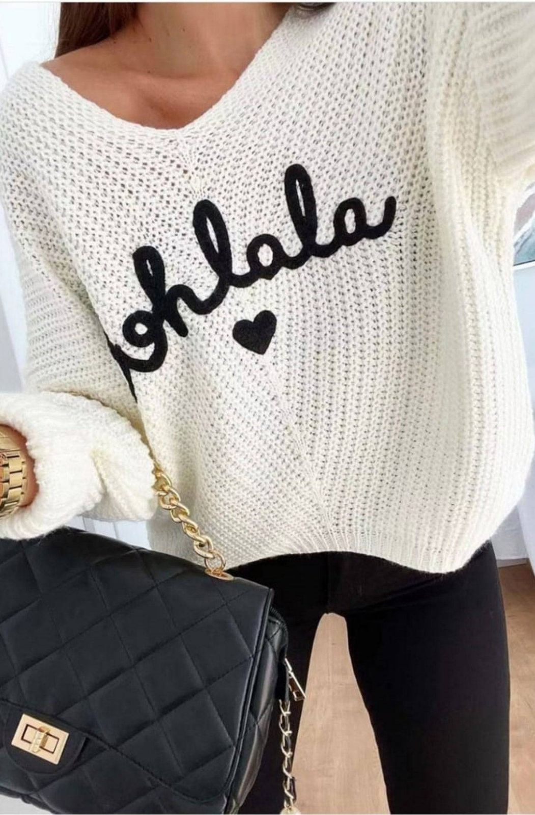 “Oh..la..love” knit jumper