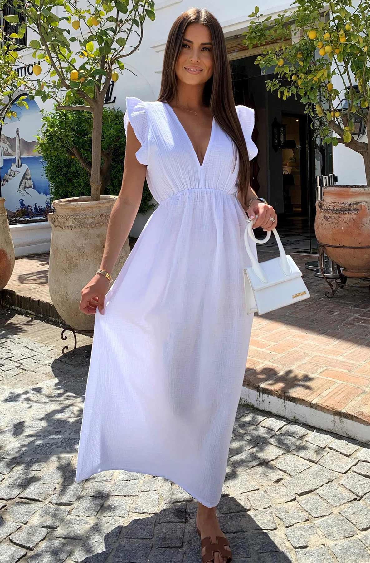 Summer Breeze Cotton Maxi Dress