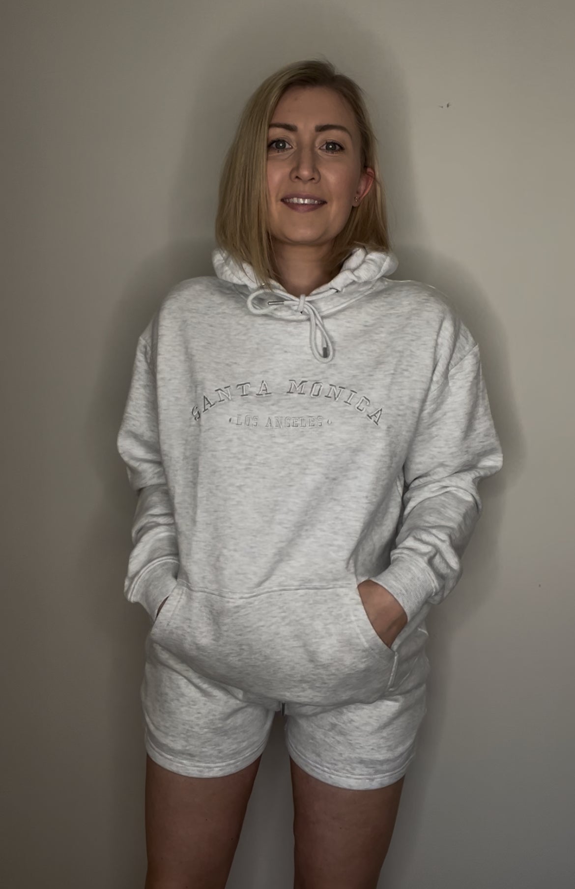 LA Chill Hoodie & Shorts Coord Set