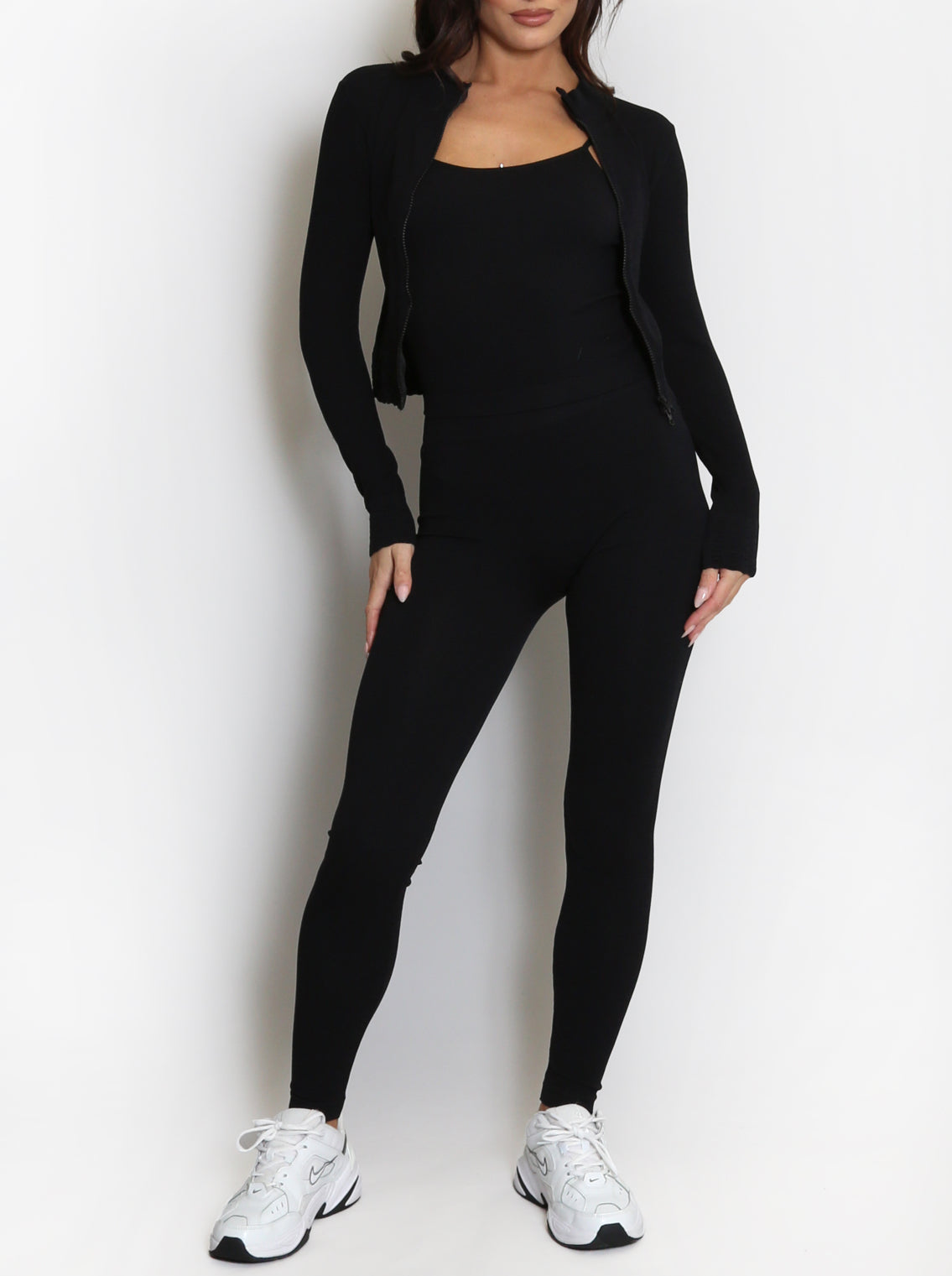 Essential Ribbed Three Piece Set