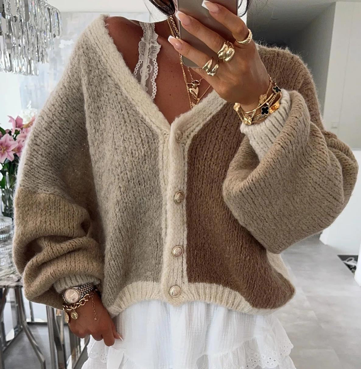 All The Browns Cosy Cardi – Hannah K London