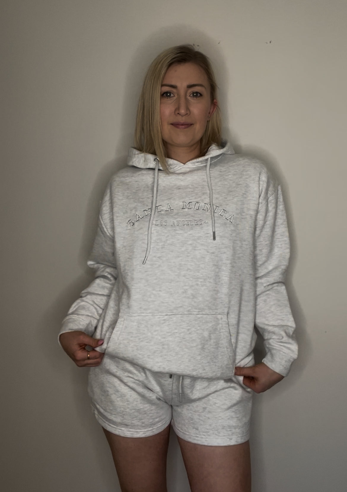 LA Chill Hoodie & Shorts Coord Set