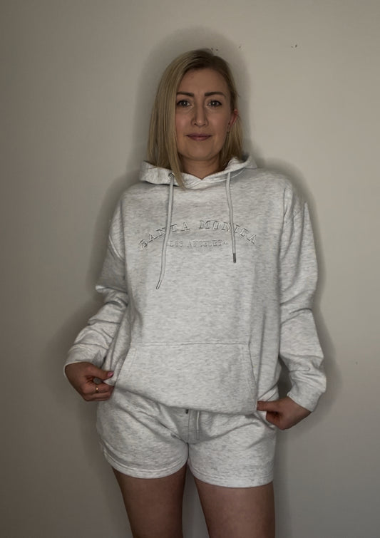 LA Chill Hoodie & Shorts Coord Set